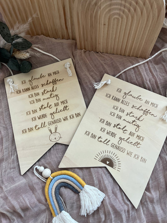 Affirmations Wimpel