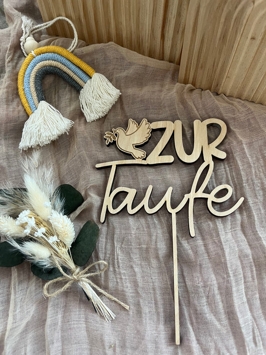 Caketopper Taufe